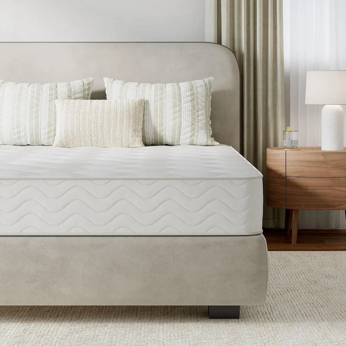 4FT6 Double Pocket Sprung Mattresses 8 Inch - Image 1