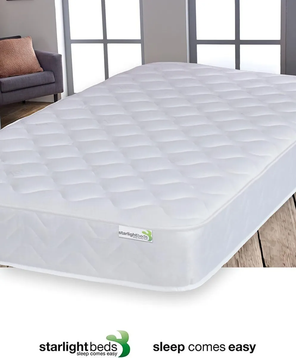 - Comfort 3ft Single Mattress Memory Foam Spring - Image 2