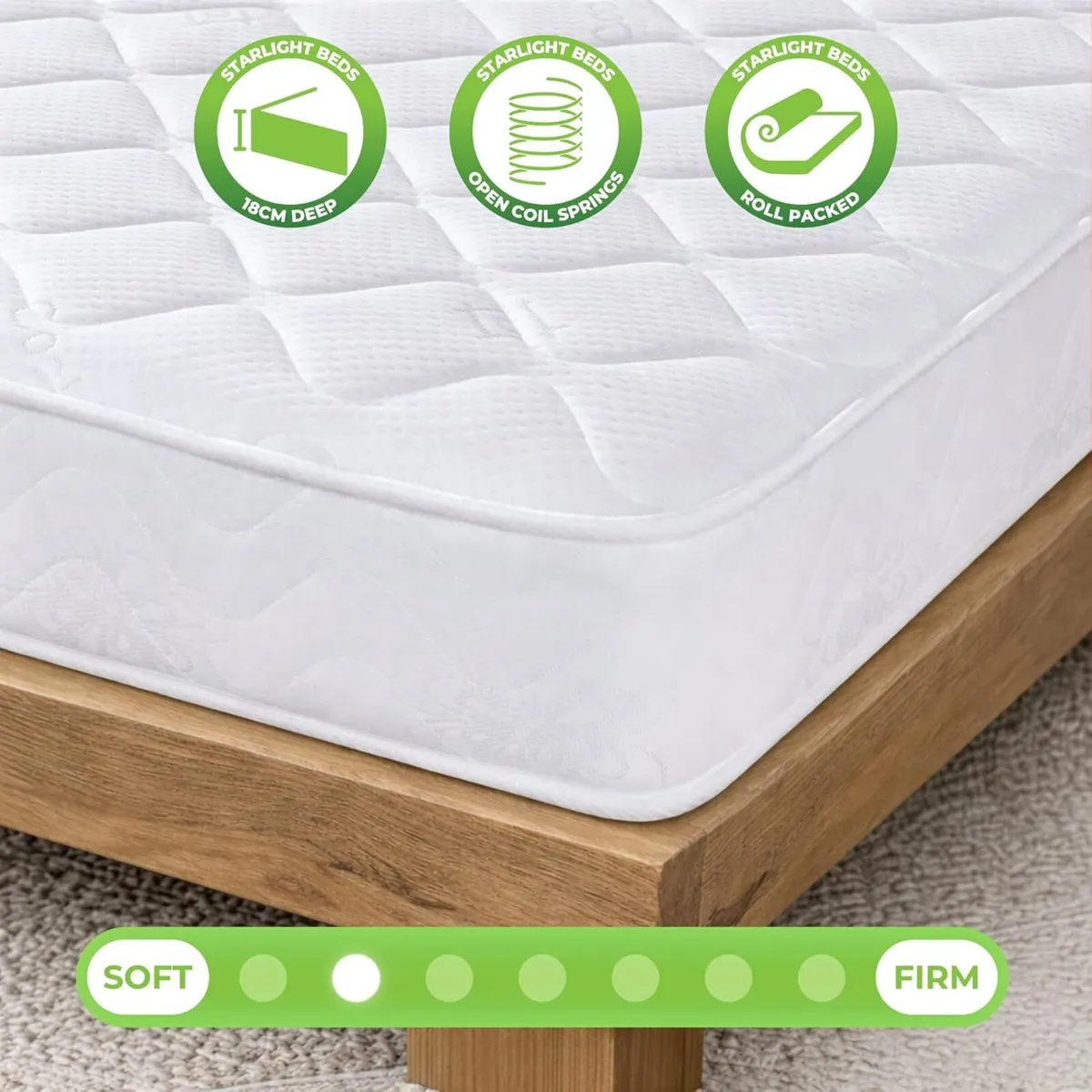 Cooltouch Essentials Foam Free Sprung Mattress. - Image 4
