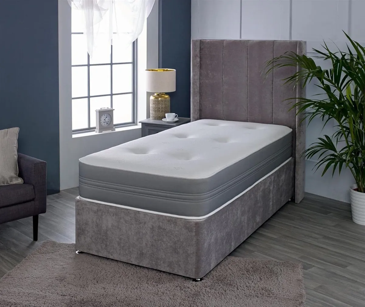 - Memory Foam Cool Comfort 8 Deep Hand Tufted - Image 2