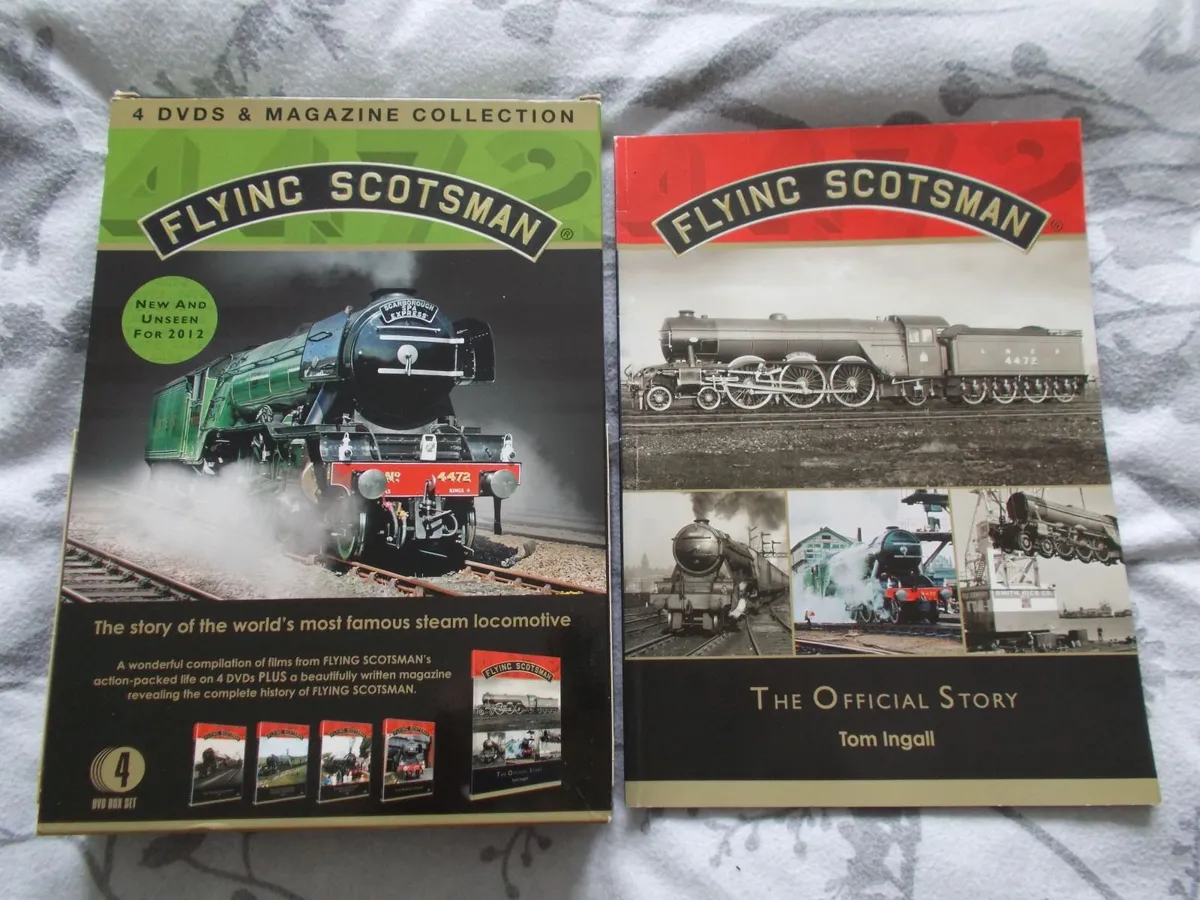 The Flying Scotsman Book & 4 DVD Box Set - Image 1