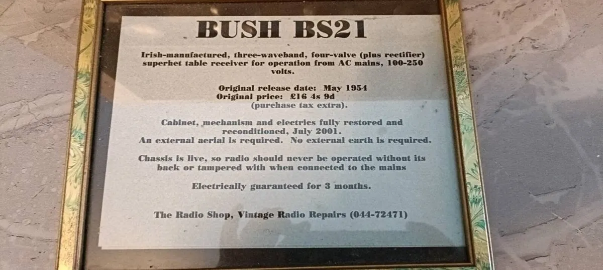 Bush Radio 1954 (working) - Image 2