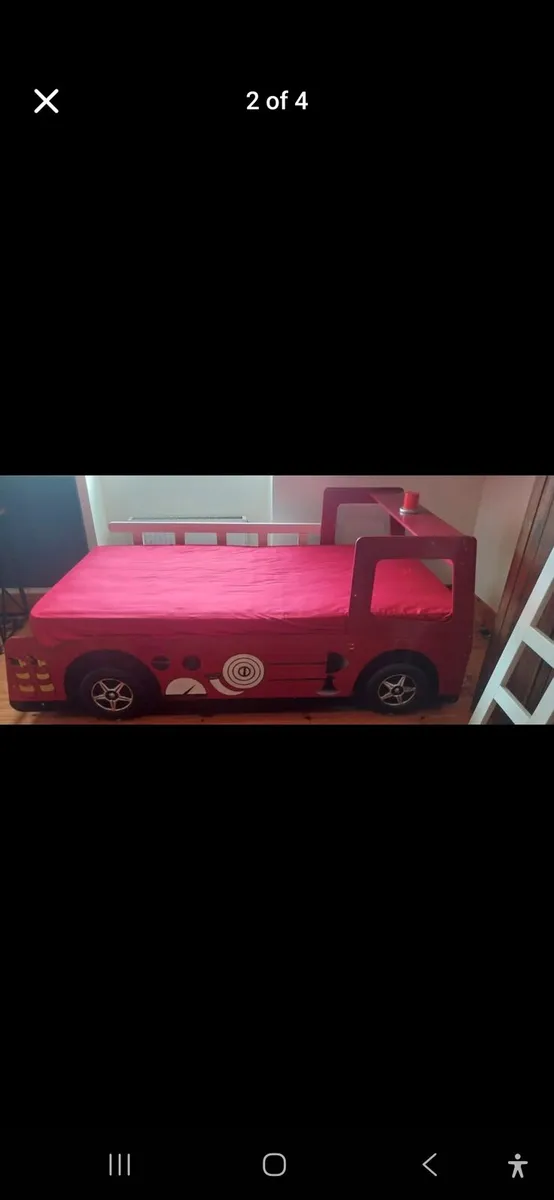 Single boys fire engne bed - Image 1