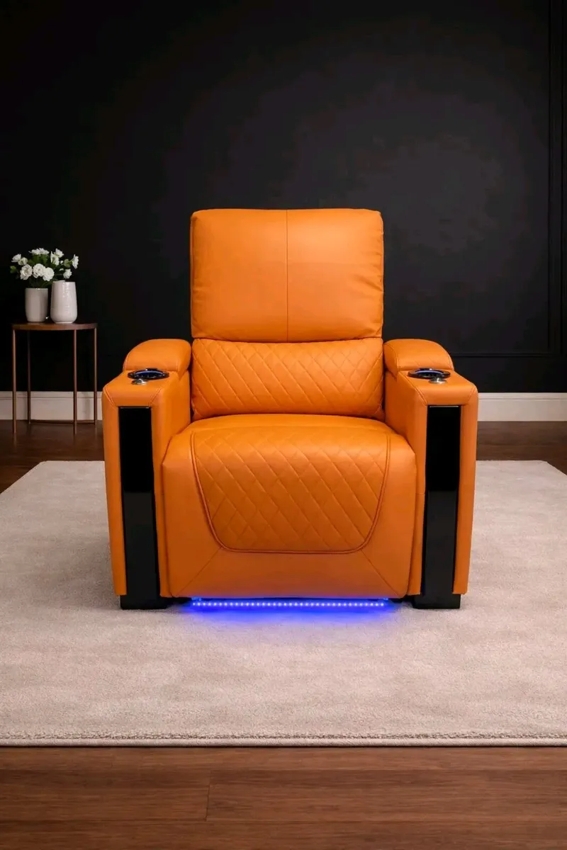Sienna Electric Armchair Leather Recliner - Image 1