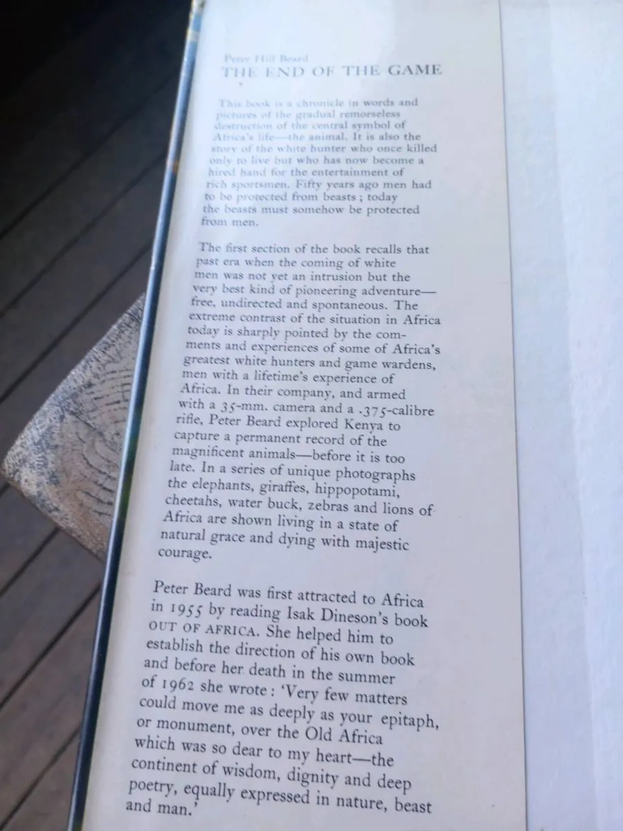 End of the Game, v rare hardback D18 free reg post - Image 4