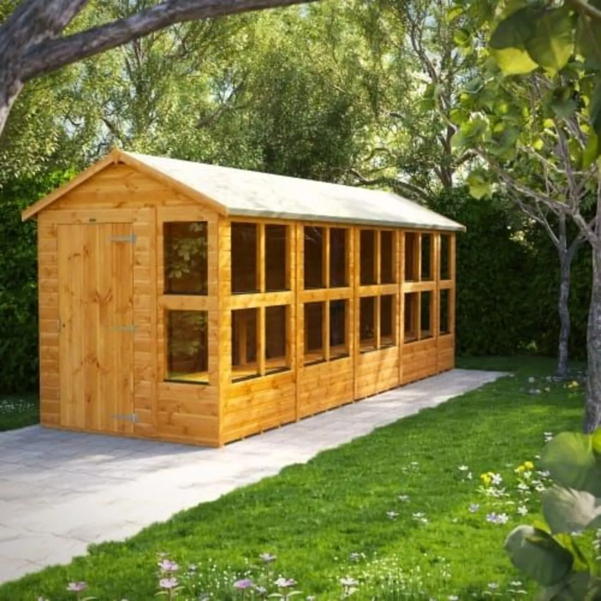 Spacious 12×6 Deluxe Timber Pent Potting Shed – - Image 1