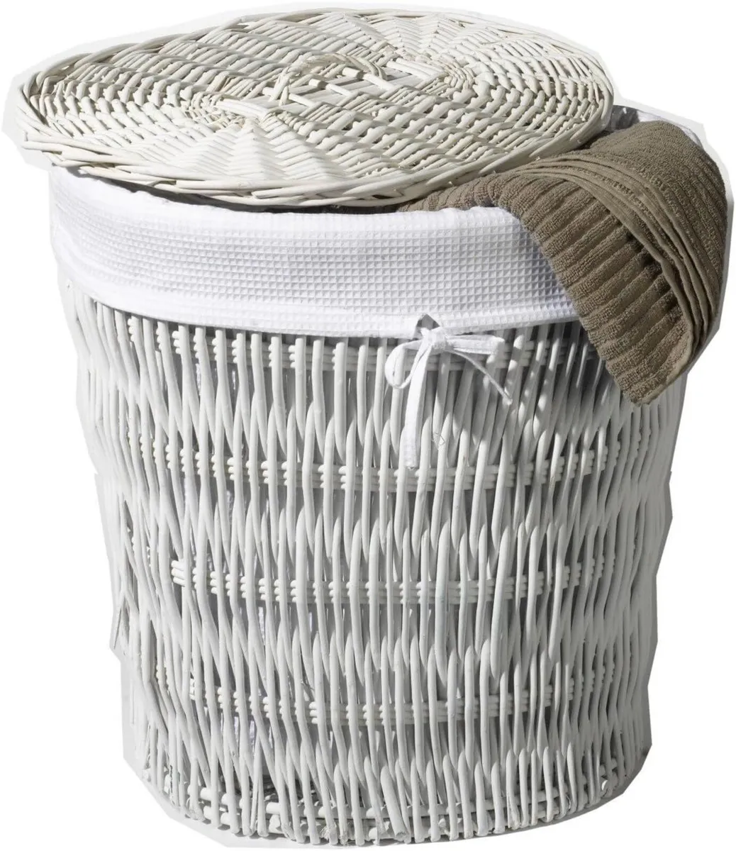 Rangement Cie RAN3603 Laundry Basket Wicker Oval