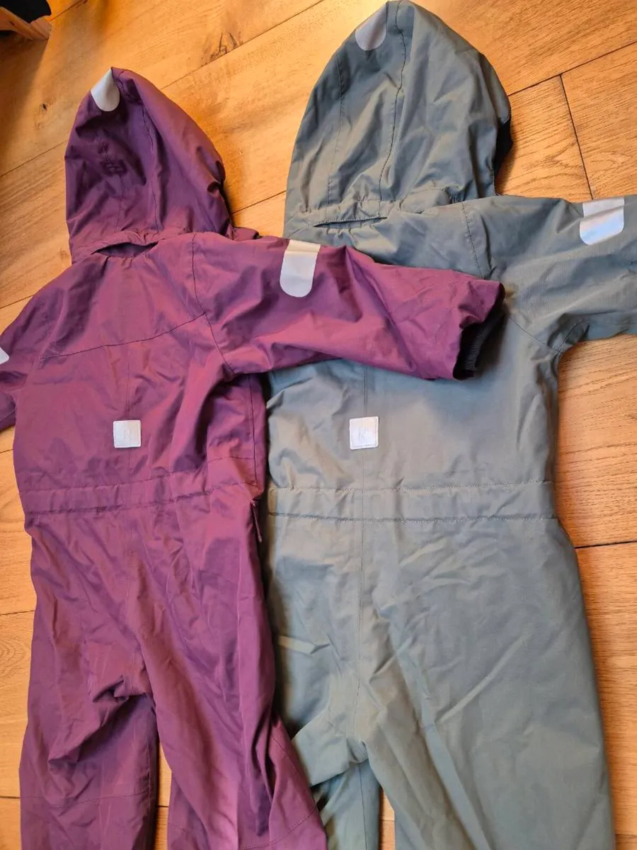 Reima waterproof overalls/ rain suit 5 years - Image 3
