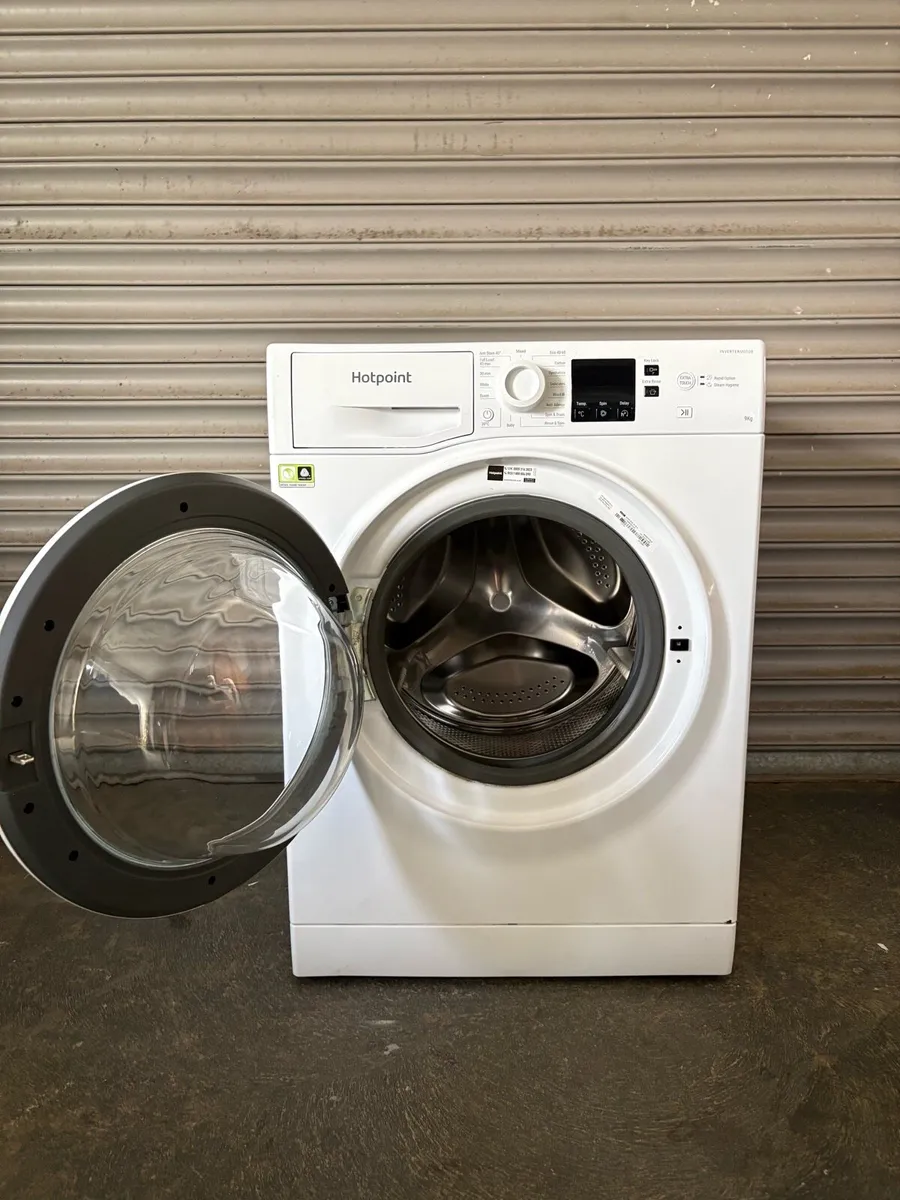 Hotpoint Washing Machine 9kg 1400 spin speed - Image 4