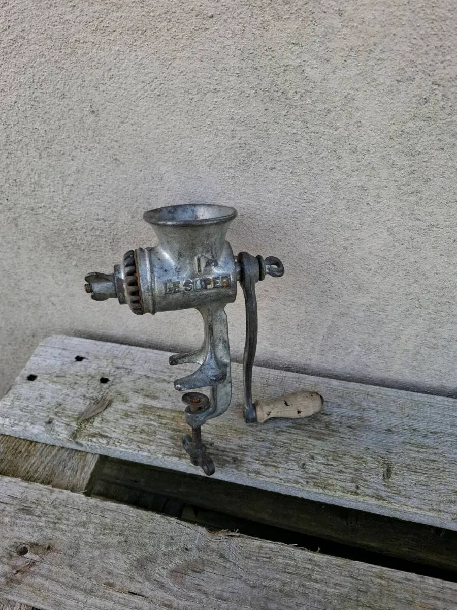 Vintage meat grinder postage possible