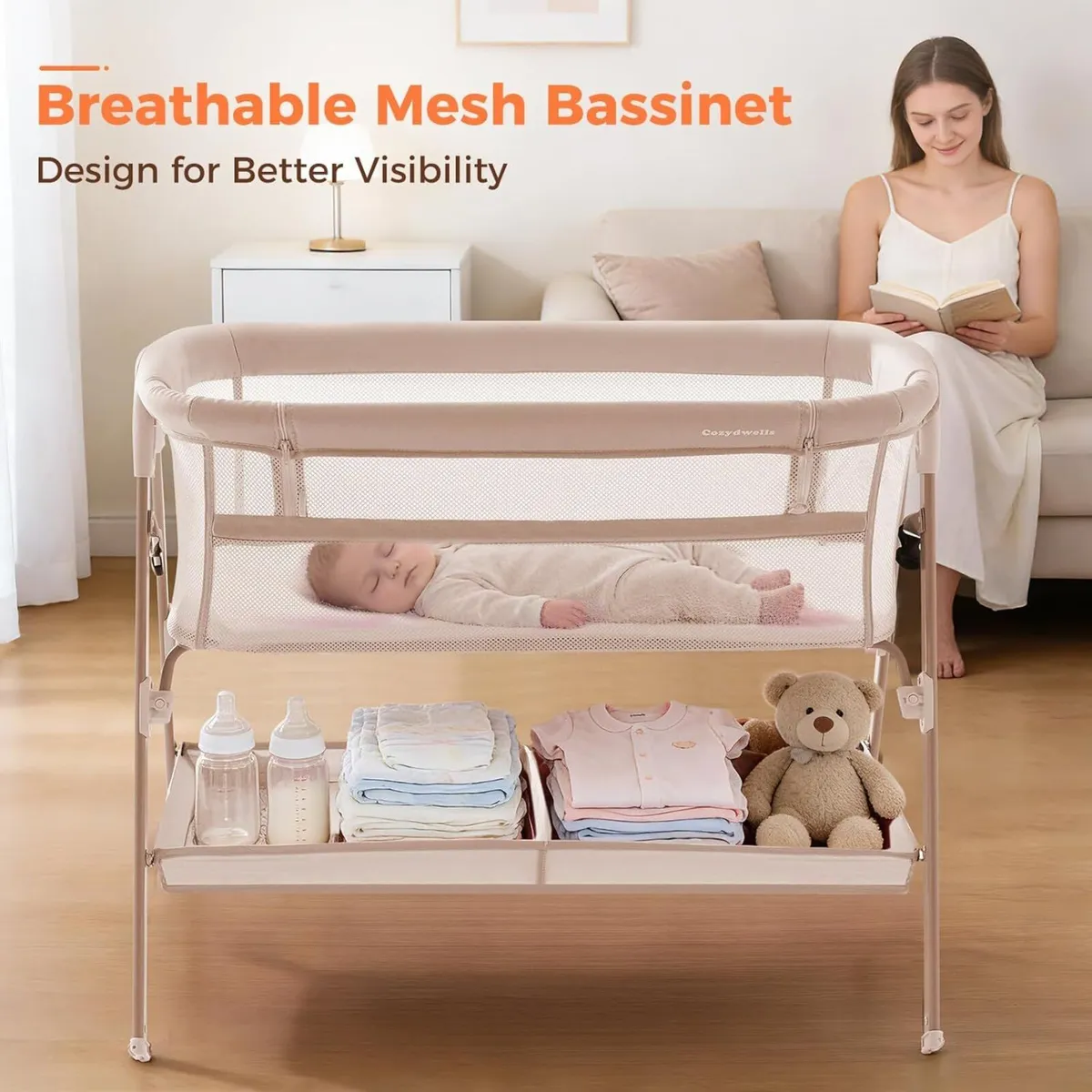 Next to Me Crib 3 in 1 Baby Beside for Babies - Image 3