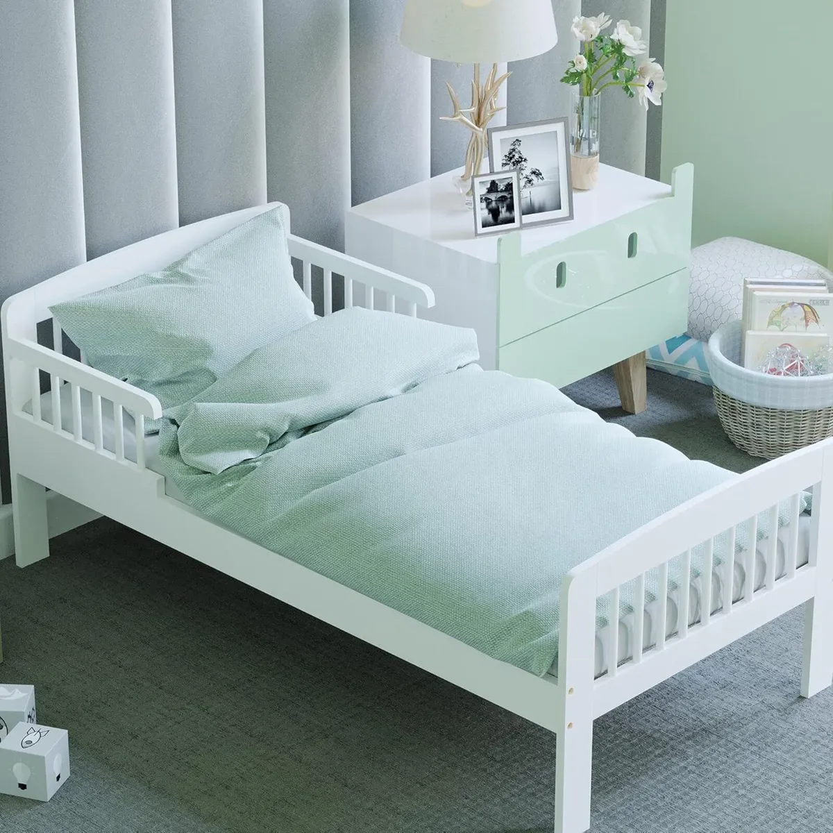 Scorpio Wooden Bed Toddler Solid Pine Wood - Image 4