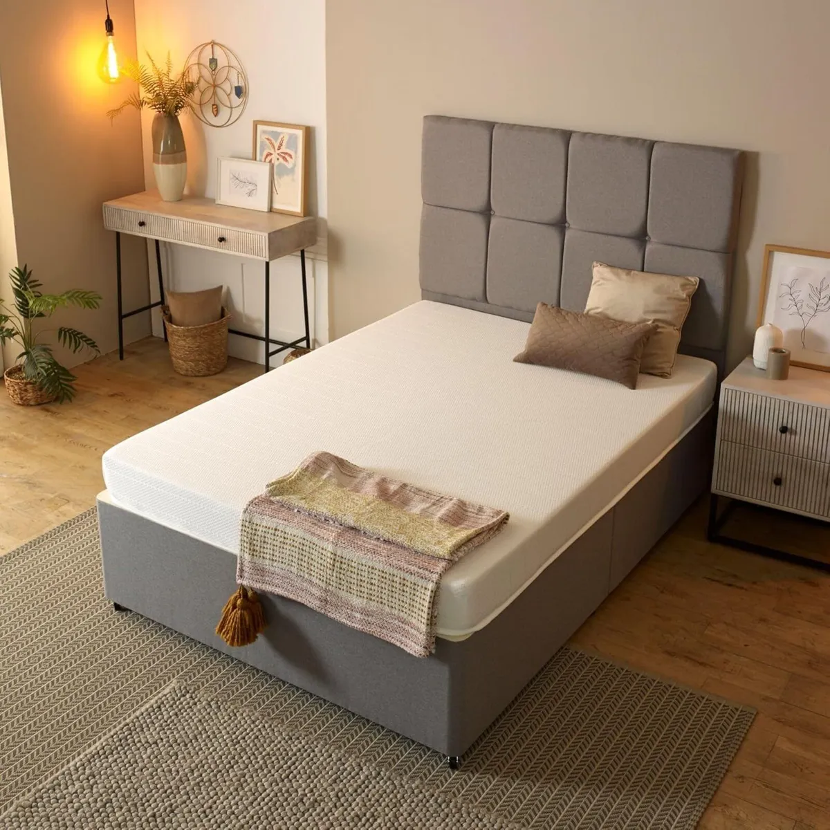 5.8” Deep Small Double Foam Mattress with - Image 2