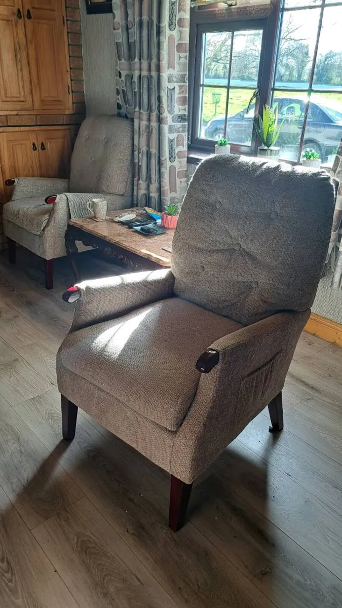 2 fireside chairs - Image 1