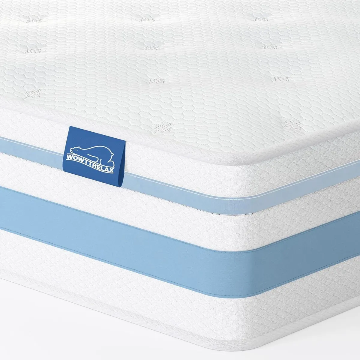 Double Memory Foam Mattress 8 Inch 4FT6 Bed - Image 1