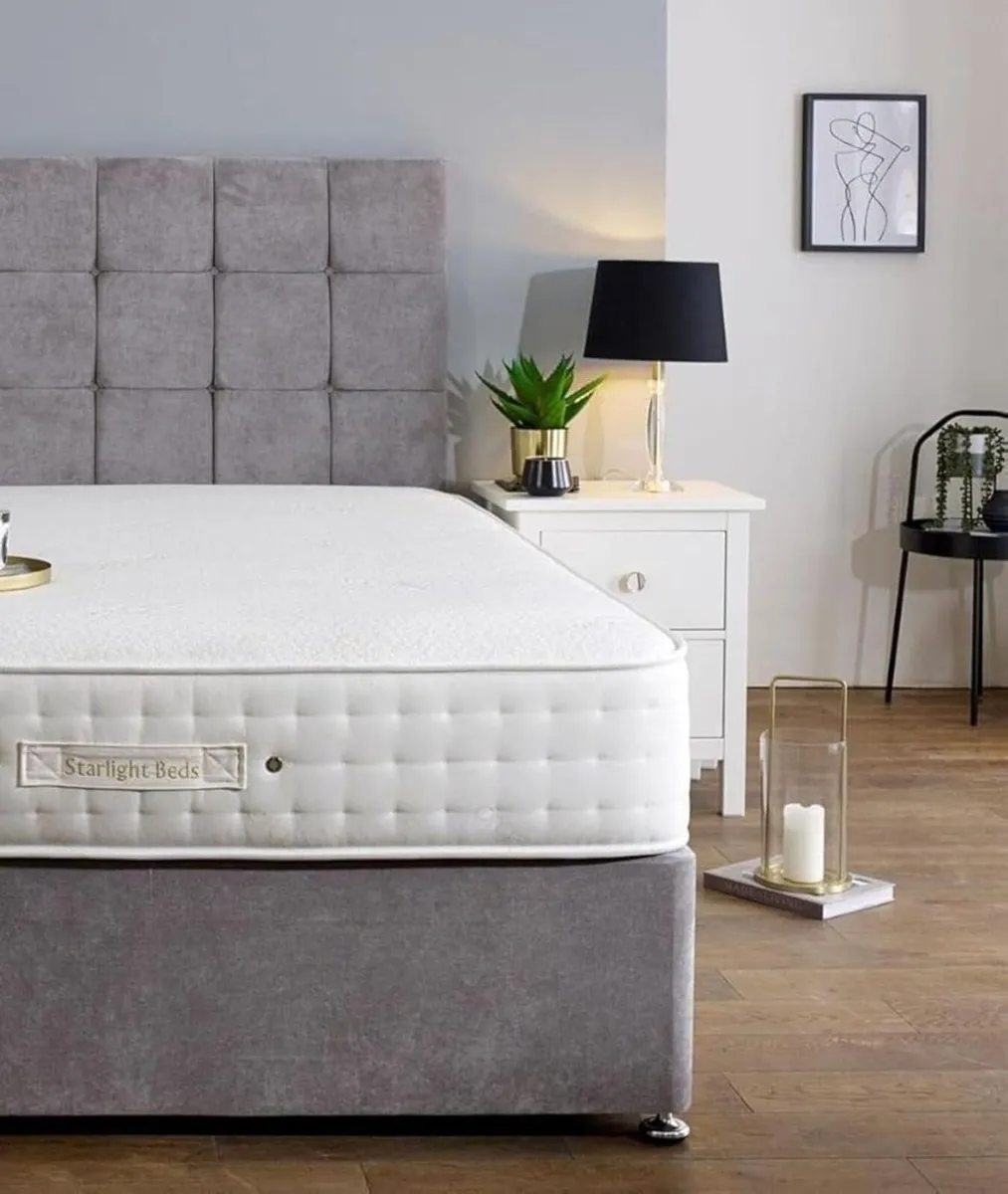 Single Pocket Sprung Mattress. 9 Inch Deep - Image 1