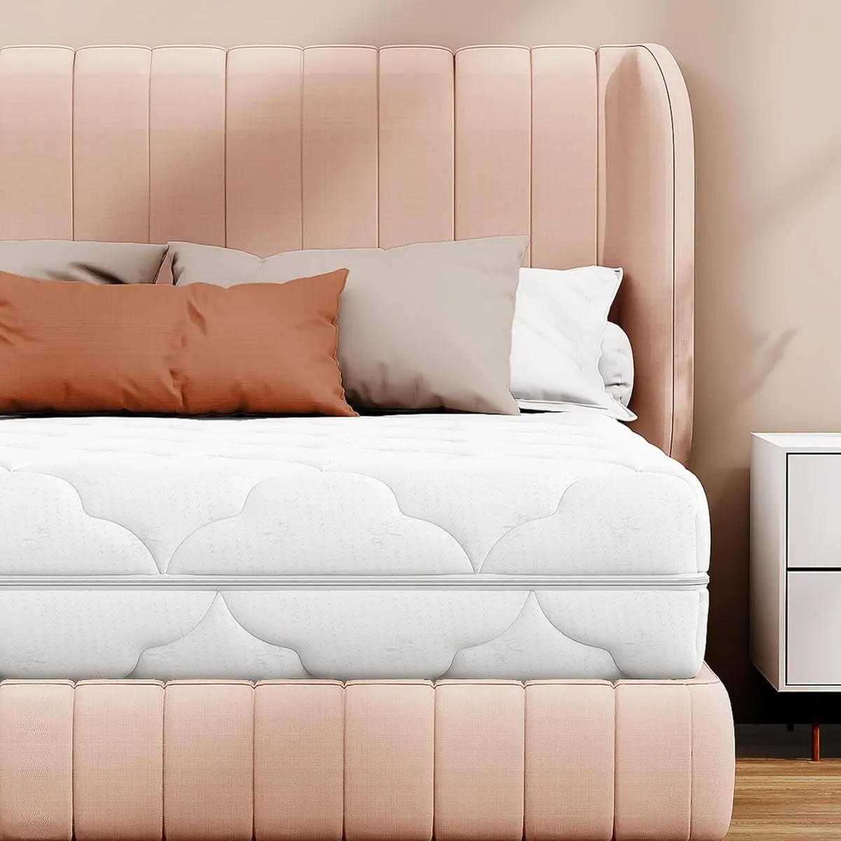 Double Mattress 4ft6 15cm Foam with 2 Hardness - Image 1