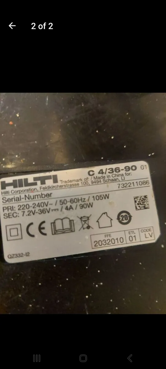 Hilti chargers - Image 2