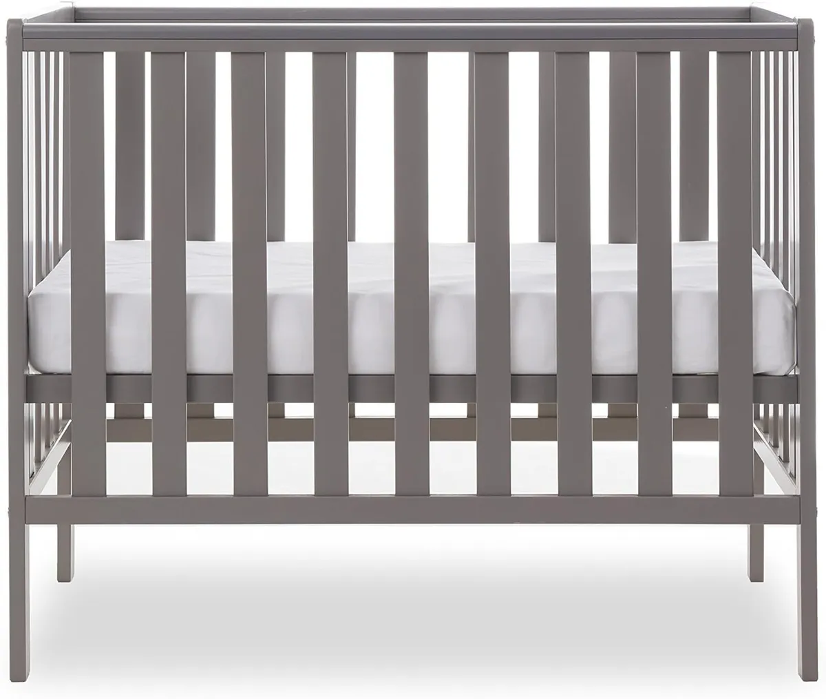 Bantam Space Saver Cot – Taupe Grey Compact 120 x - Image 4