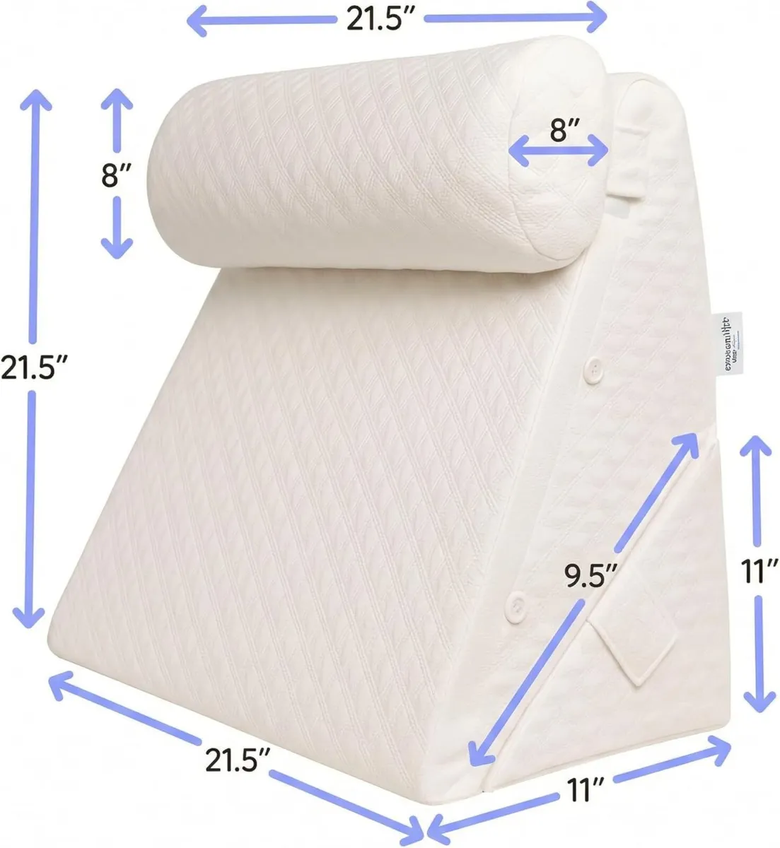 Bed Wedge Pillow for Sleeping -Adjustable Post - Image 2