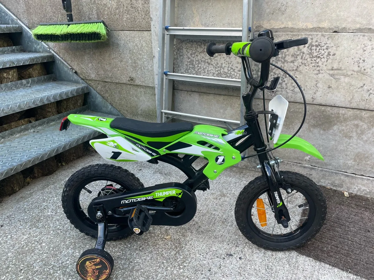 Thumper Motorbike 12 inch wheels - Image 1