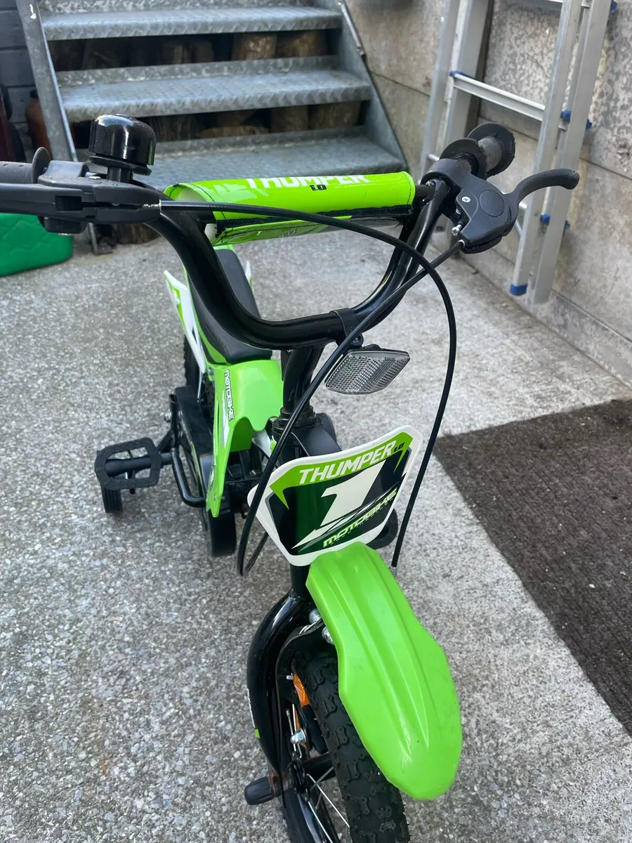 Thumper Motorbike 12 inch wheels - Image 2