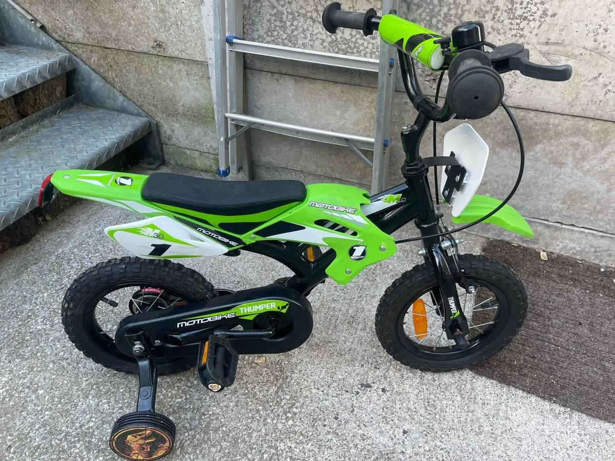 Thumper Motorbike 12 inch wheels - Image 4