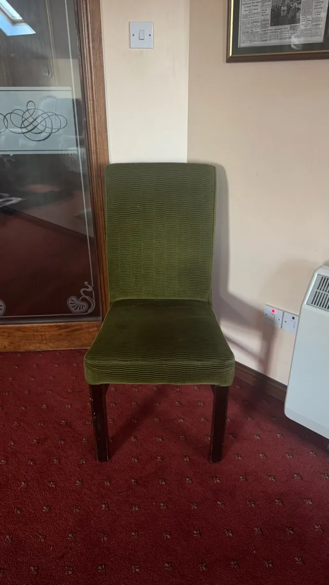 Green Suede Chair - Image 2