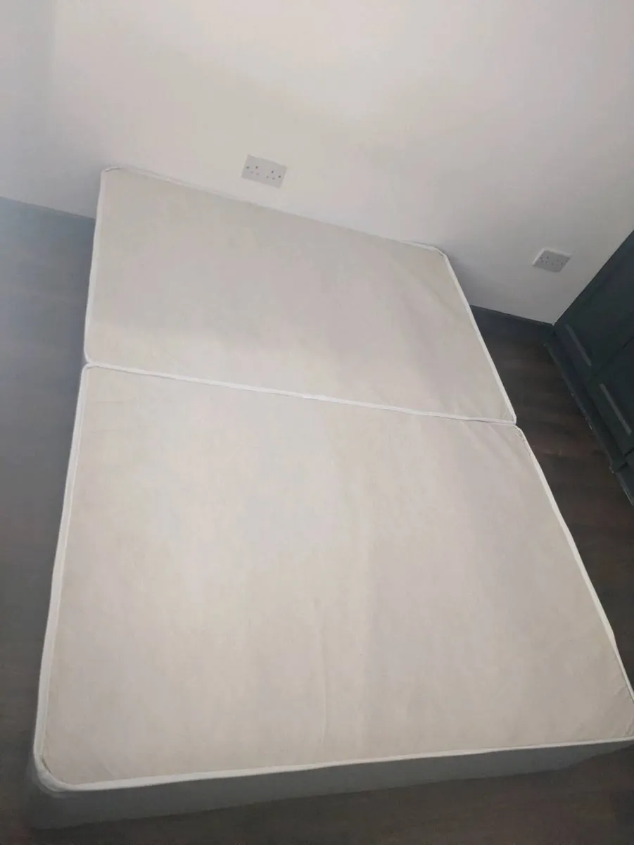 Double divan bed base - Image 1