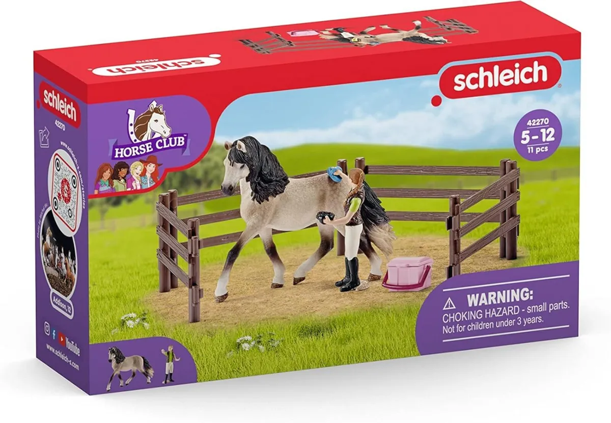 New - Schleich Andalusian Horse Care set 42270 - Image 1