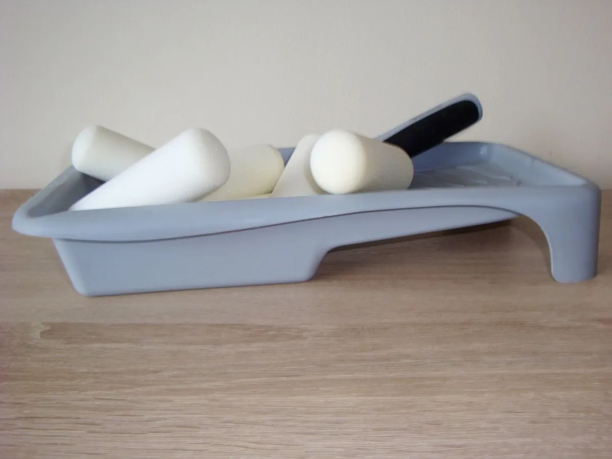 Drop cloth and paint tool set small paint roller - Image 2