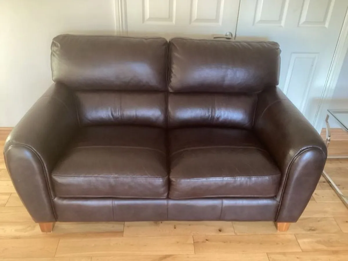 Sofa suite 3 & 2 seater, arm chair and foot stool - Image 3