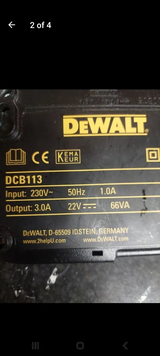 Dewalt chargers - Image 2