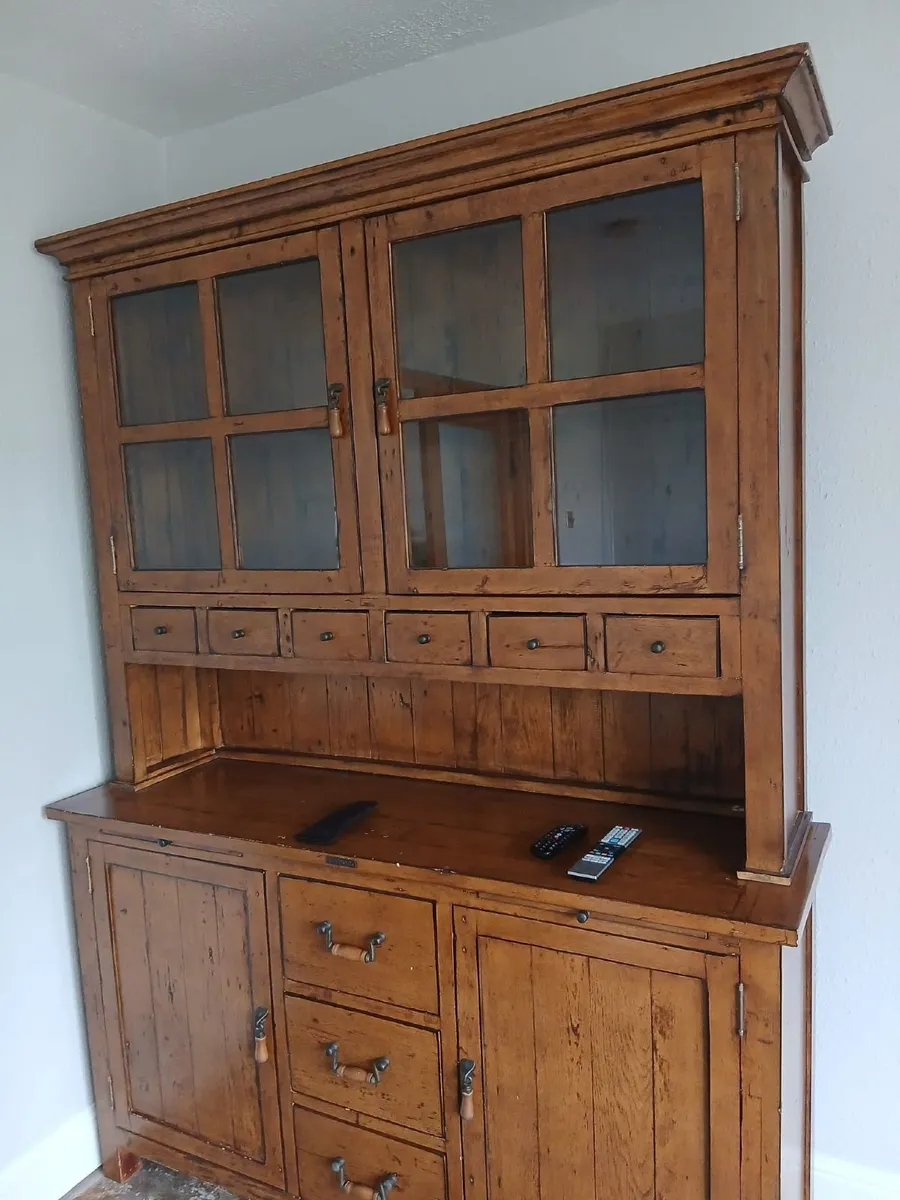 Cotswold Hardwood Display Cabinet/Dresser - Image 1