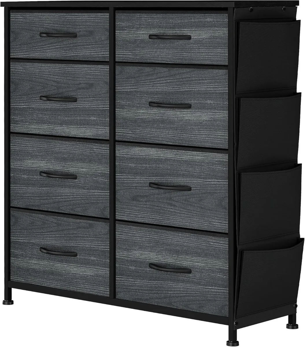 Chest of Drawer with 8 Drawers for Bedroom Fabric - Image 1
