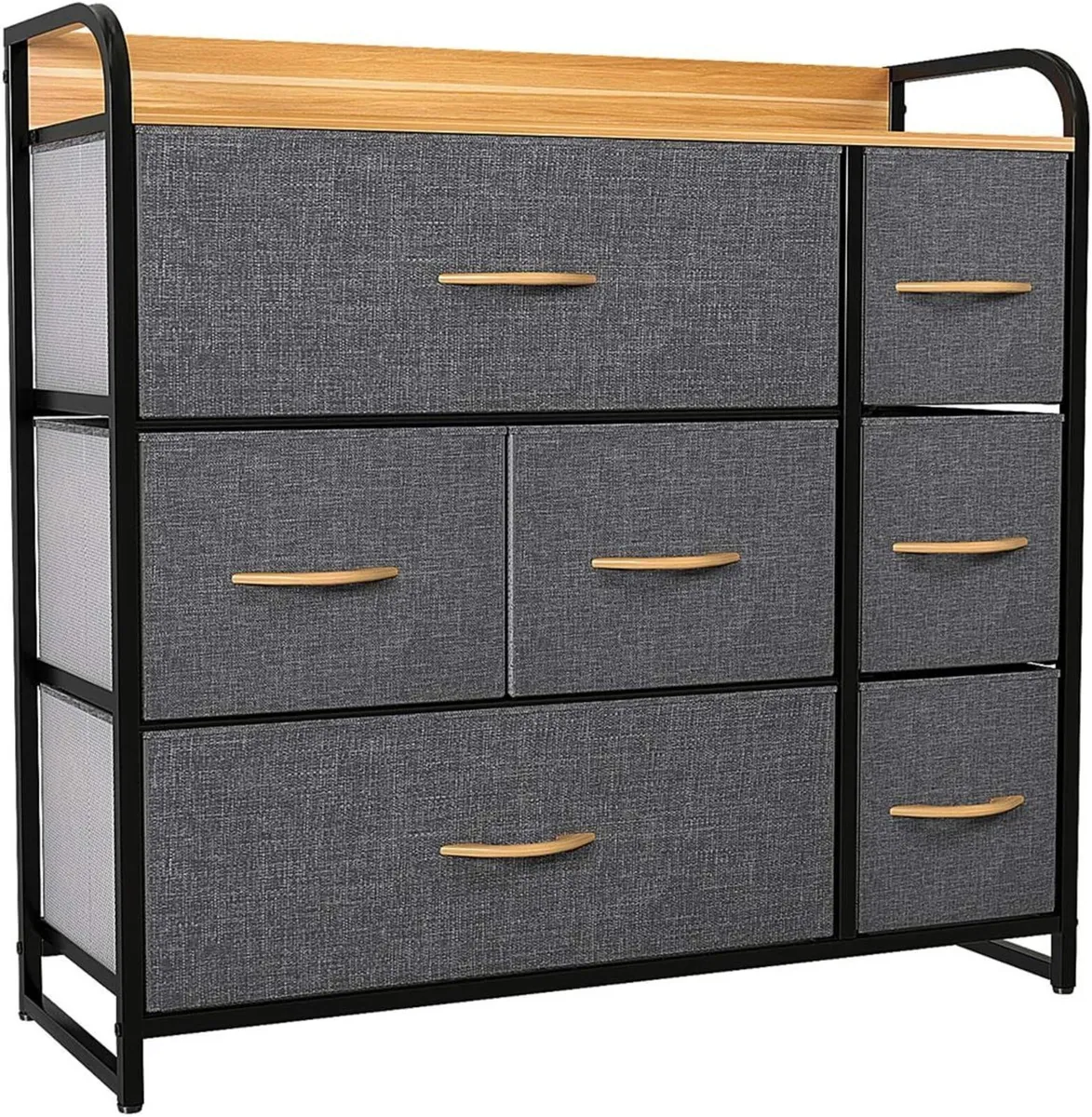 Chest of Drawer - Fabric Storage Tower with 7 - Image 1