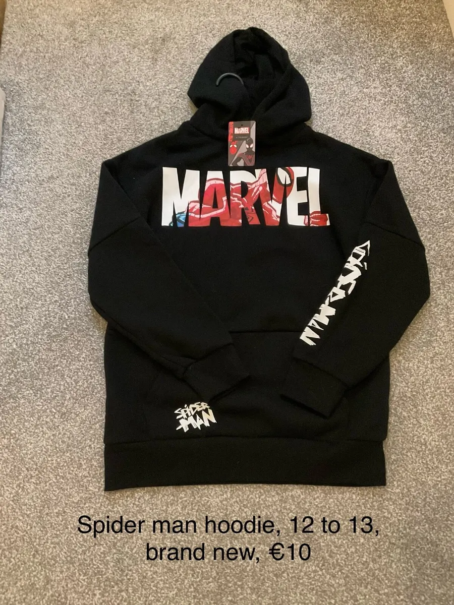 Spider man hoodie, 12 to 13, brand new - Image 1