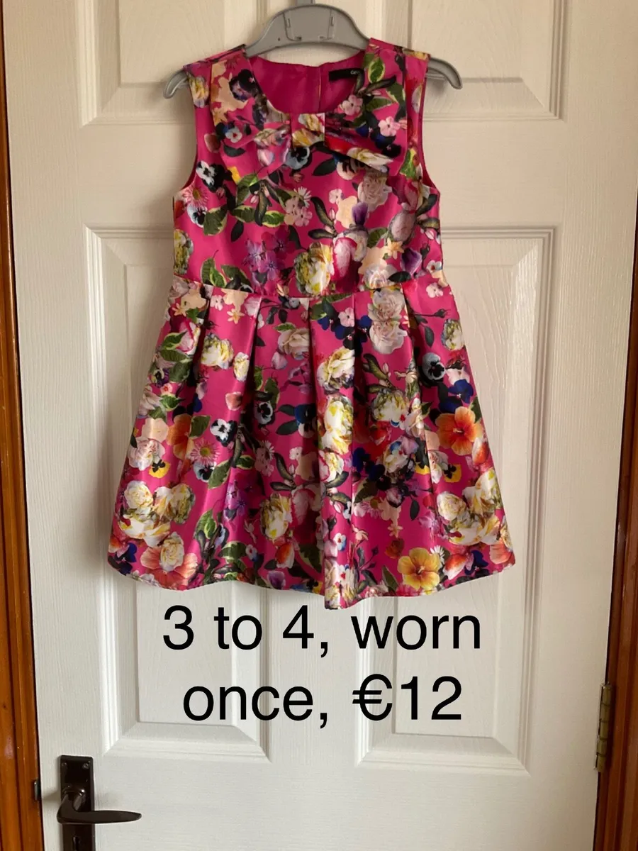 Girls dress, 3 to 4, worn once