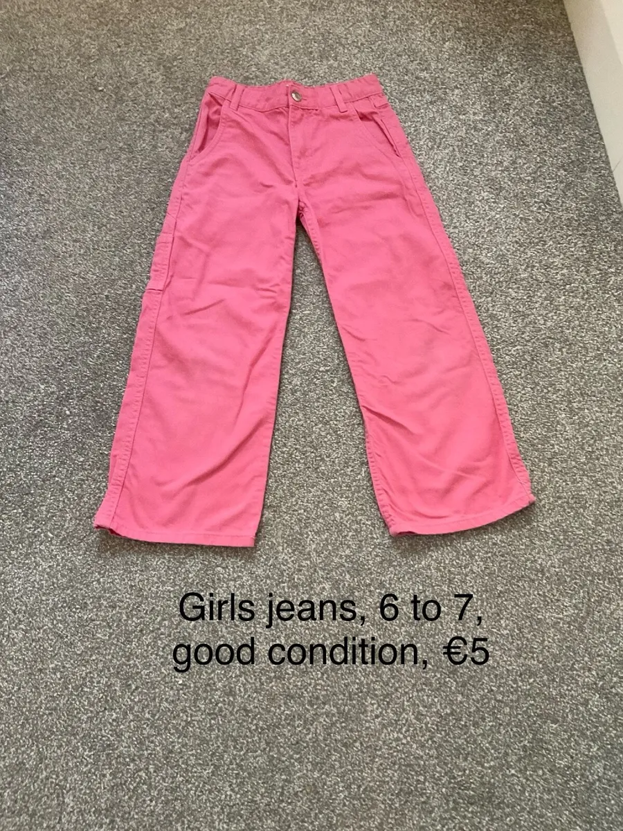 Girls jeans, 6 to 7