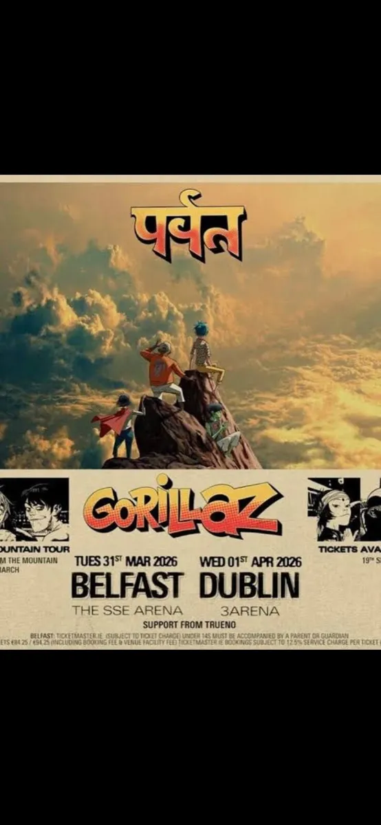 Gorillaz 3x April 2nd