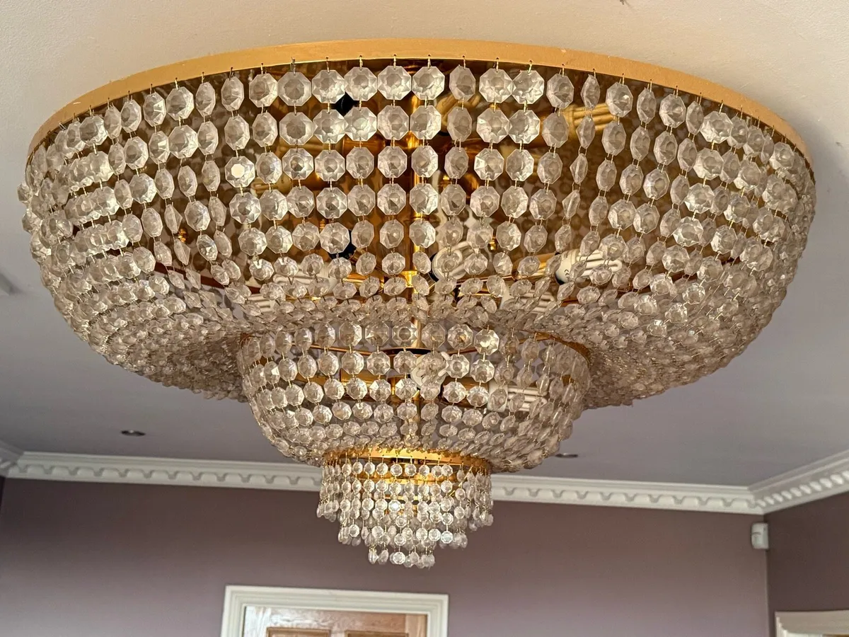 Brass Chandelier - Image 1