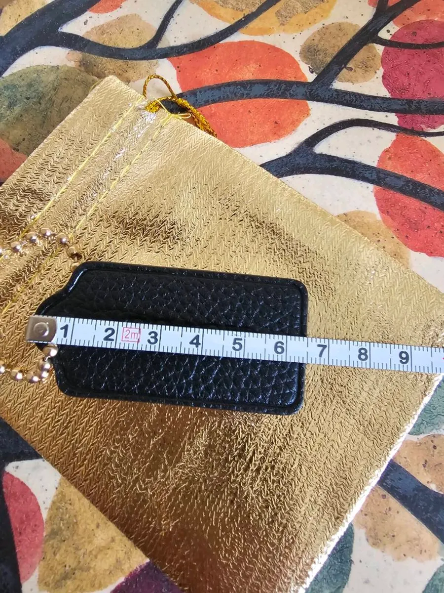 Coach Black Leather Bag Tag / Authentic / NEW - Image 3