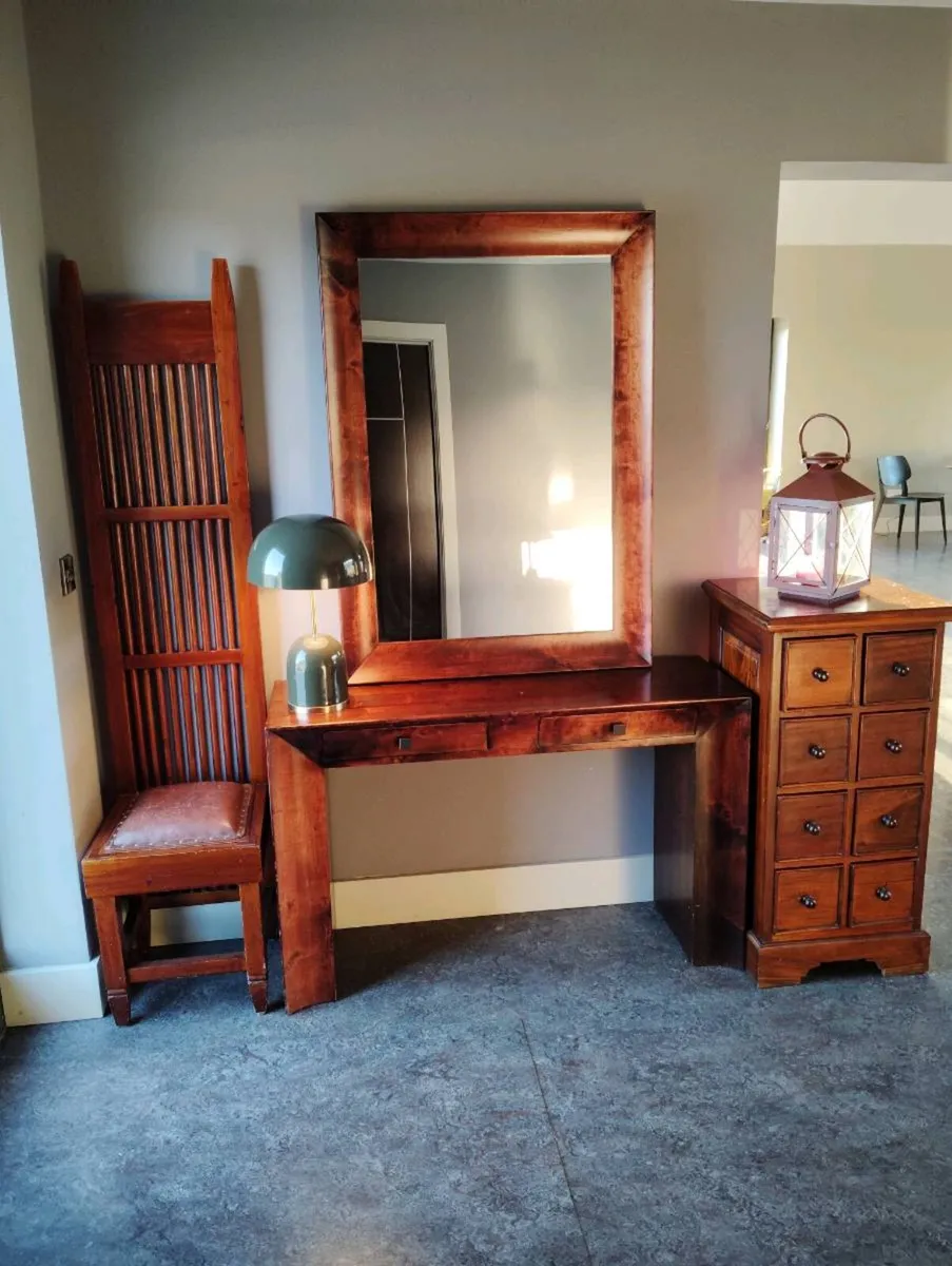 Dark wood furniture. Household clearance. - Image 1