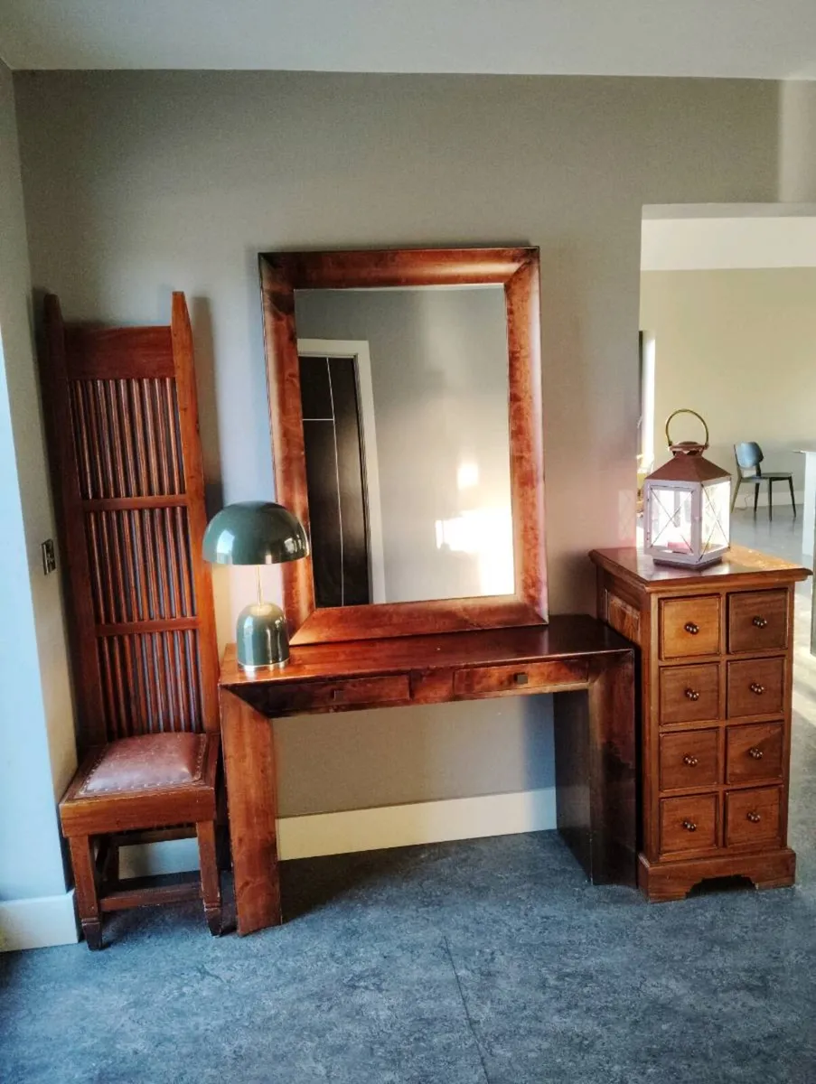 Dark wood furniture. Household clearance. - Image 2