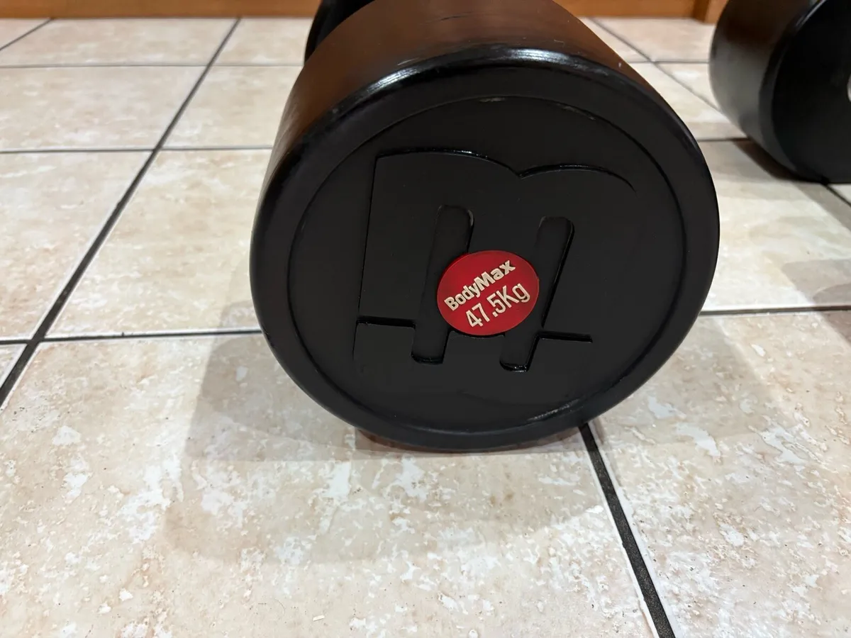 47.5KG DUMBBELLS X 2 = 95 KILOGRAMS, PRO SET! - Image 3