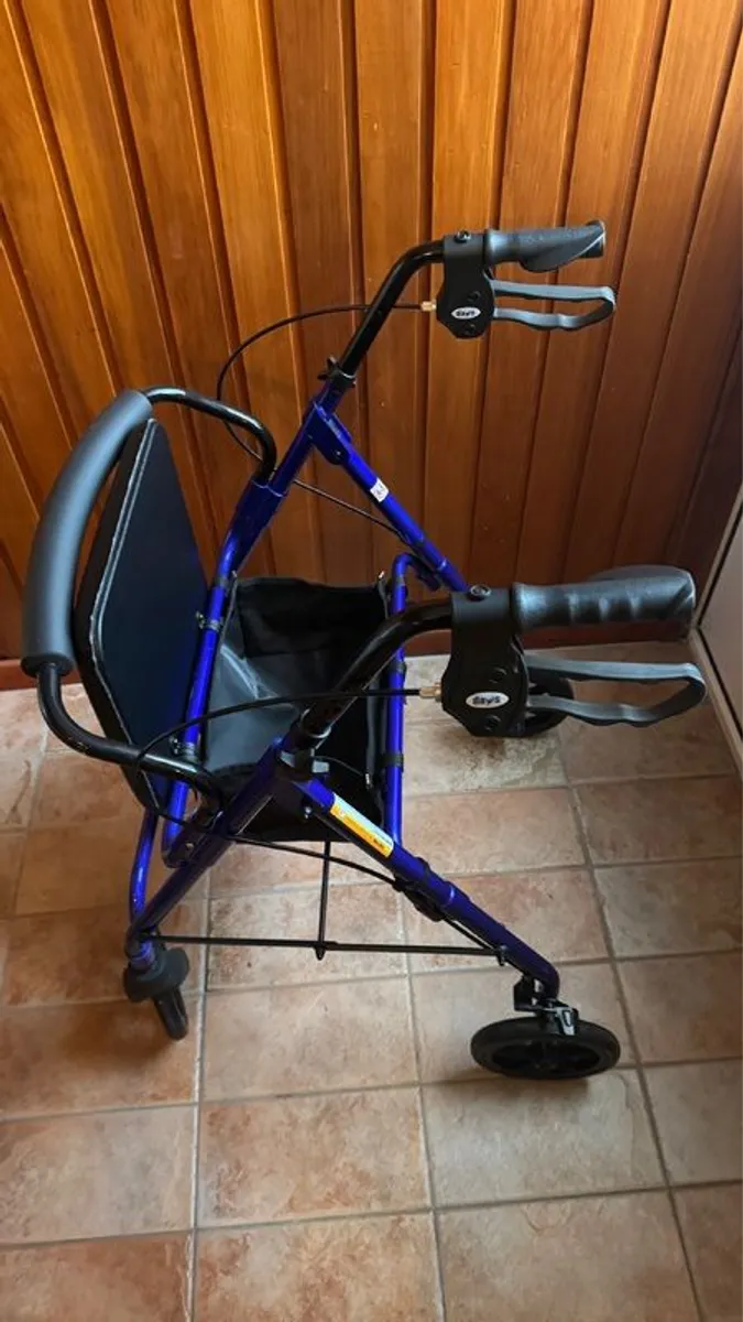 New Lightweight Rollator - Cost 210 FREE walking frame inc. - Image 3