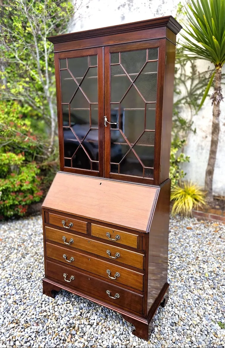 Edwardian Bureau Bookcase - Circa 1905 - Image 1