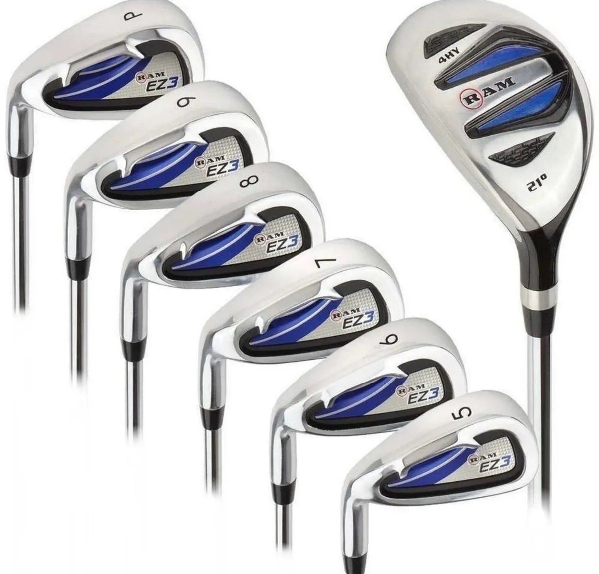 NEW Left Handed Mens Ram Golf Clubs Set