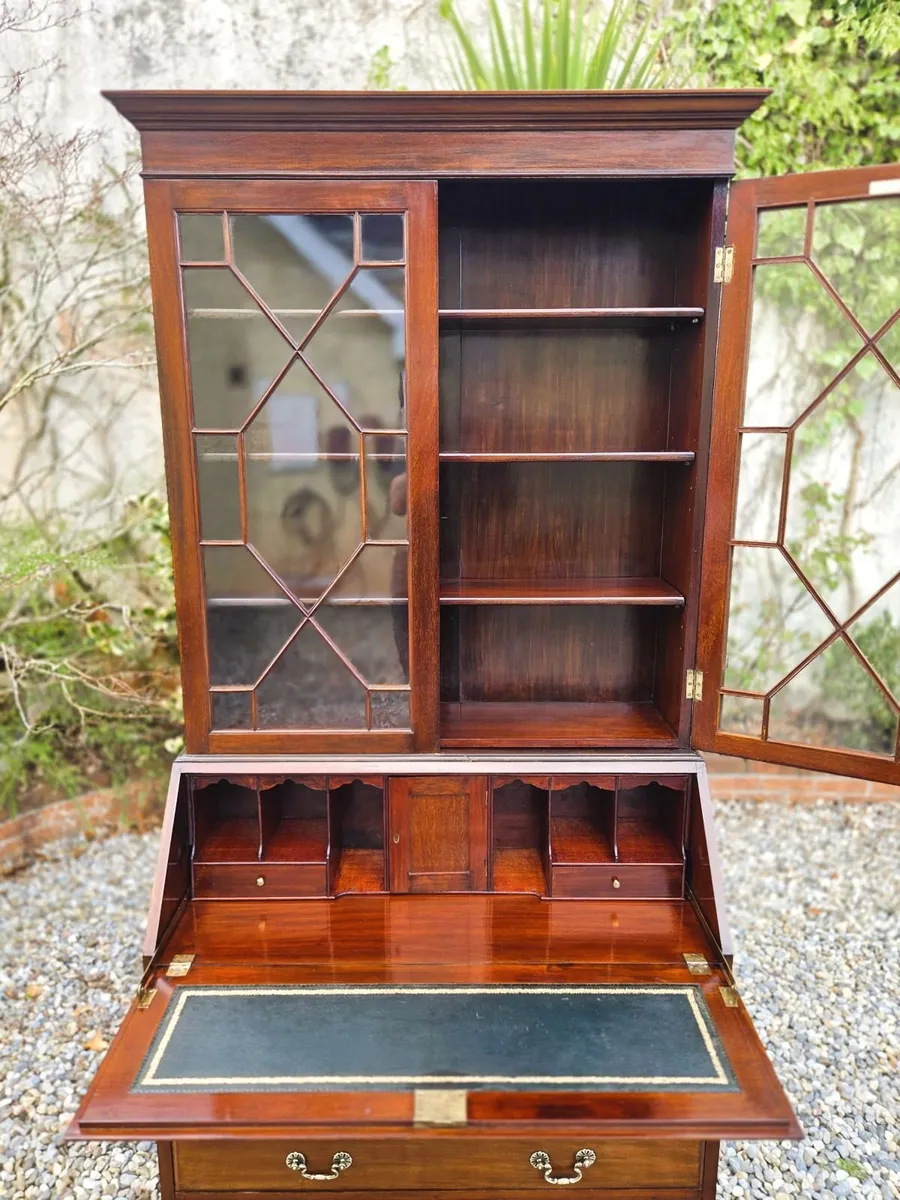 Edwardian Bureau Bookcase - Circa 1905 - Image 4