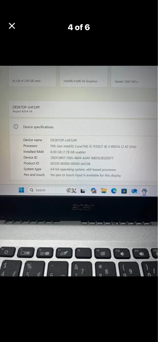 Cheap Acer laptop windows 11 - Image 4